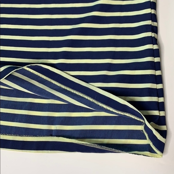 Forever 21 stripe tank top size small women’s green / navy - Picture 5 of 8